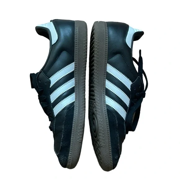 SOLD OUT Adidas Samba Womens 7.5 Black and White - Picture 3 of 9